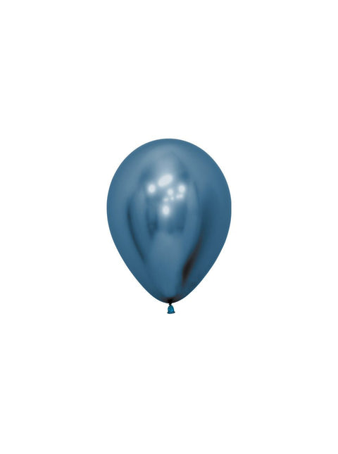 Ballonnen Reflex Blue 12cm 50st van Sempertex koop je bij Partywinkel