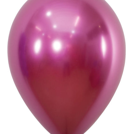 Ballonnen Reflex Fuchsia 30cm 50st van Sempertex koop je bij Partywinkel