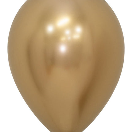 Ballonnen Reflex Gold 30cm 50st van Sempertex koop je bij Partywinkel