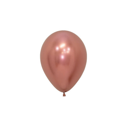 Ballonnen Reflex Rose Gold 12cm 50st van Sempertex koop je bij Partywinkel