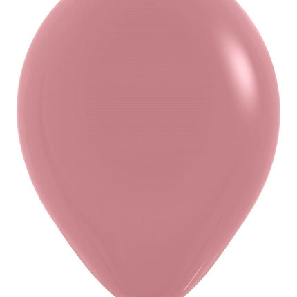 Ballonnen Rosewood 30cm 50st van Sempertex koop je bij Partywinkel