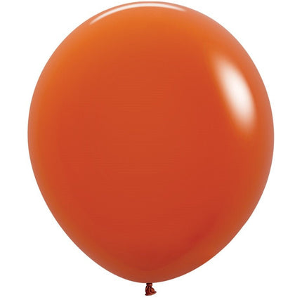 Ballonnen Sunset Orange 45cm 25st van Sempertex koop je bij Partywinkel