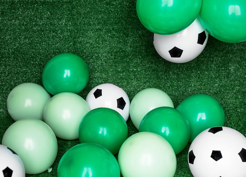 Ballonnen Voetbal 30cm 6st van Partydeco koop je bij Partywinkel
