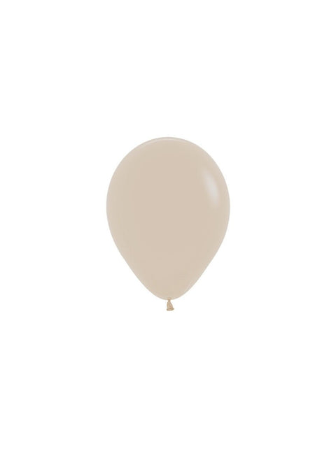 Ballonnen White Sand 12cm 50st van Sempertex koop je bij Partywinkel