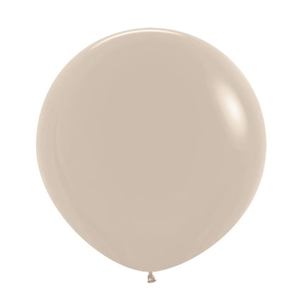 Ballonnen White Sand 61cm 10st van Sempertex koop je bij Partywinkel