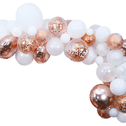 Ballonnenboog Zelf Maken Set Rose Goud 4m van WeFiesta koop je bij Partywinkel