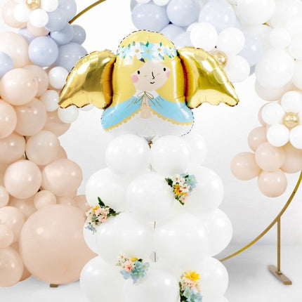Ballonnenpilaar Engel 1,4m van Partydeco koop je bij Partywinkel
