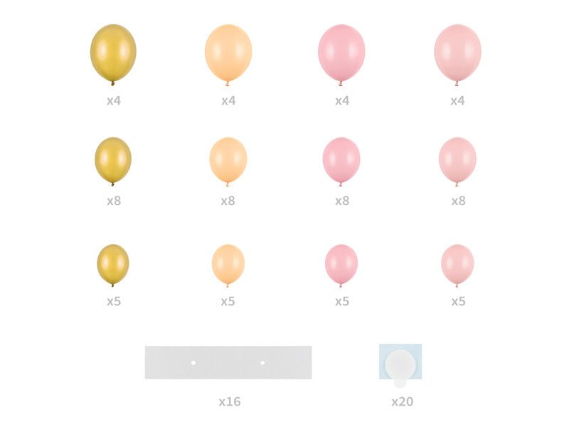 Balloonboog Hart 14 delig van Partydeco koop je bij Partywinkel