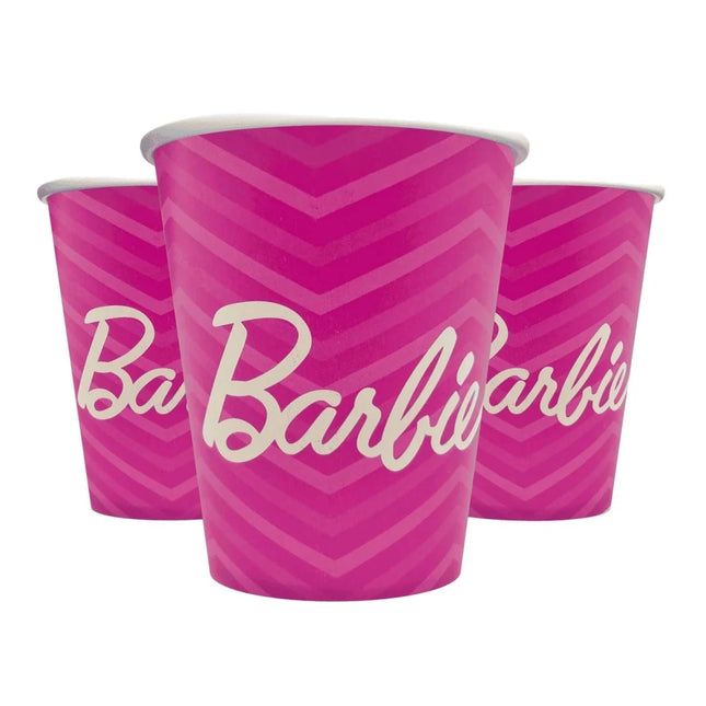 Barbie Bekers Roze 250ml 8st van VDV Benefit koop je bij Partywinkel