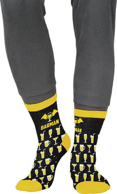 Barman Sokken Zwart Geel van Fiestas Guirca koop je bij Partywinkel