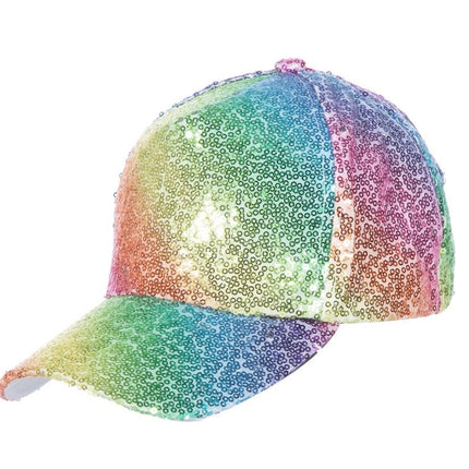 Regenboog Pet Baseball van Wilbers & Wilbers koop je bij Partywinkel