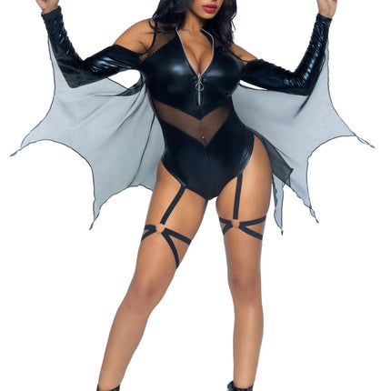 Batgirl Kostuum Dames Bodysuit Leg Avenue van Leg Avenue koop je bij Partywinkel