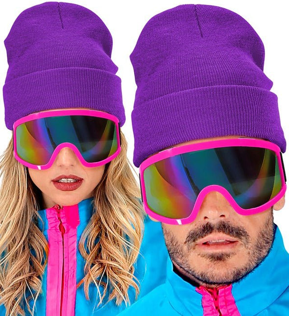 Beanie Paars van Widmann koop je bij Partywinkel