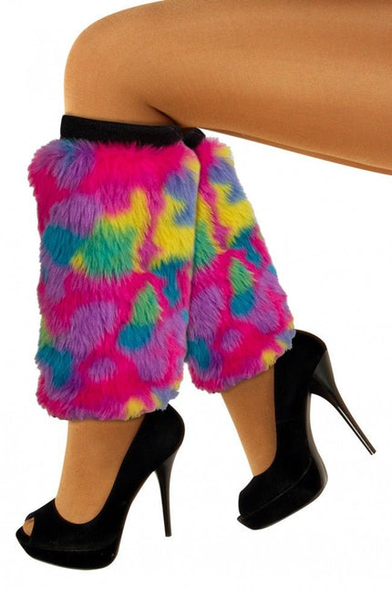 Beenwarmers Pluche Camouflage Regen van PartyXplosion koop je bij Partywinkel