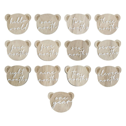 Beer Mijlpaalkaarten 13st van Ginger Ray koop je bij Partywinkel