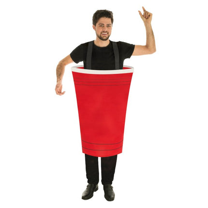 Beer Pong-bægerkostume til voksne, one size