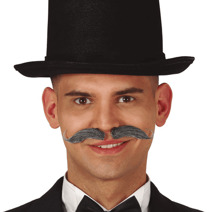 Beierse Snor Grijs van Fiestas Guirca koop je bij Partywinkel