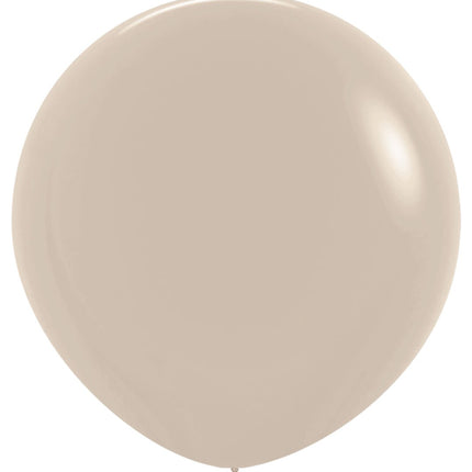 Beige Ballonnen 91cm 2st van Sempertex koop je bij Partywinkel