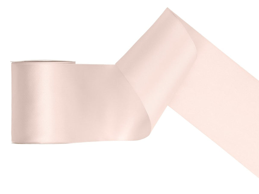 Beige Lint Satijn 25m van Partydeco koop je bij Partywinkel