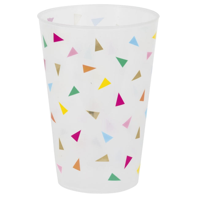 Bekers Confetti 473ml 6st van Unique koop je bij Partywinkel