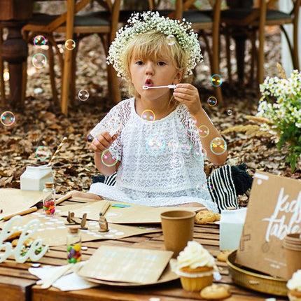 Bellenblaas Hart Wit 48st van Partydeco koop je bij Partywinkel