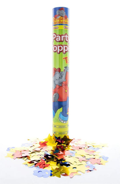 Benjamin Blümchen Confetti Kanon 40cm van VDV Benefit koop je bij Partywinkel
