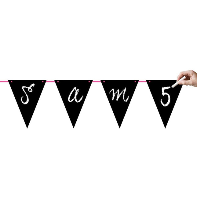 Beschrijfbare Feest Slinger - 6 meter van Folat koop je bij Partywinkel