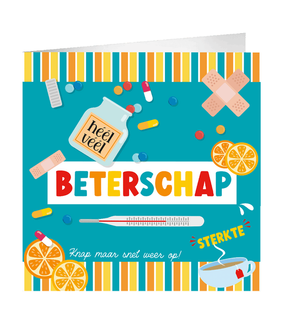 Beterschap Wenskaart 23cm van Paper Dreams koop je bij Partywinkel