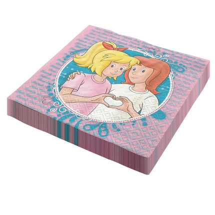 Bibi En Tina Servetten 33cm 20st van VDV Benefit koop je bij Partywinkel