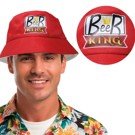 Bier Hoed Rood van Fiestas Guirca koop je bij Partywinkel