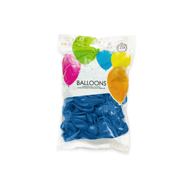 Blauwe Ballonnen 13cm 100st van WeFiesta koop je bij Partywinkel