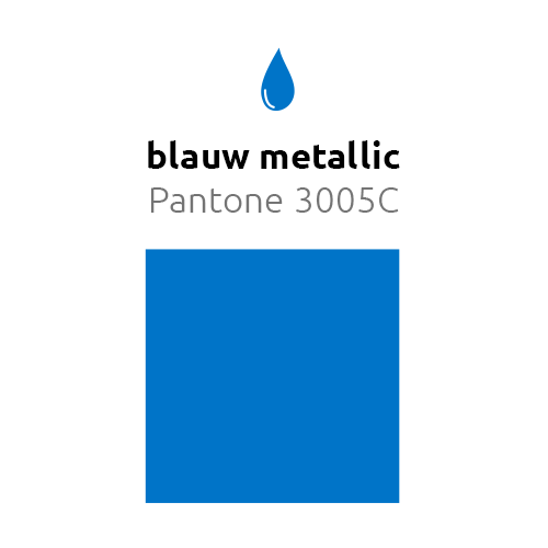 Blauwe Ballonnen Metallic 25cm 50st van Balloonia koop je bij Partywinkel