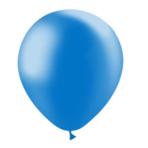 Blauwe Ballonnen Metallic 30cm 10st van Balloonia koop je bij Partywinkel