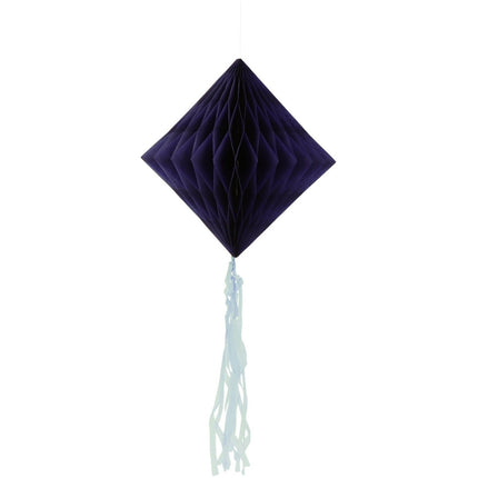 Blauwe Honeycombs 30cm 3st van Folat koop je bij Partywinkel