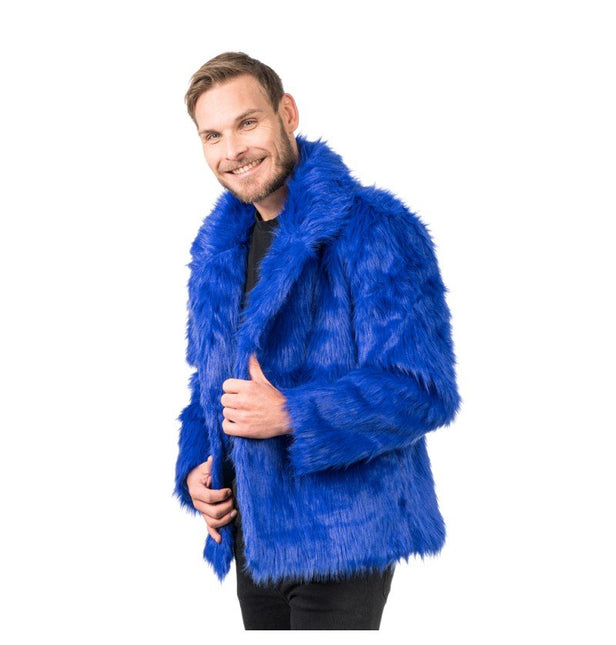 Blauwe Nepbontjas van CHAKS koop je bij Partywinkel