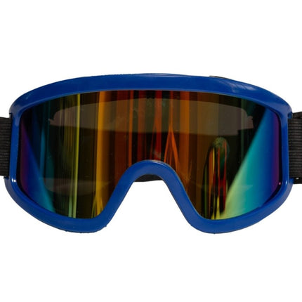 Blauwe Skibril Holografisch van Partychimp koop je bij Partywinkel