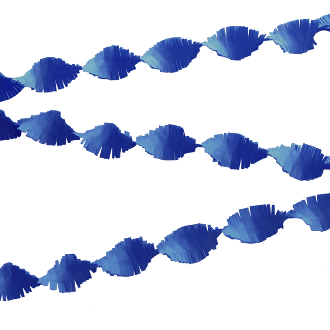 Blauwe Slingers Crepe 6m van WeFiesta koop je bij Partywinkel