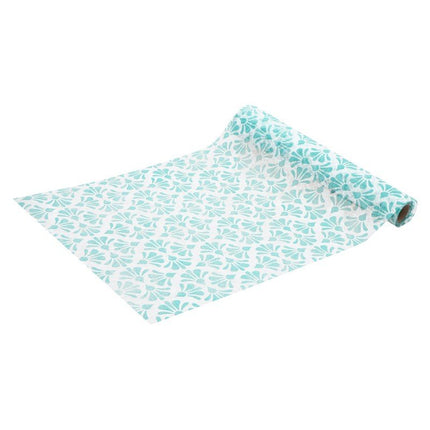 Blauwe Tafelloper Barok 5m van CHAKS koop je bij Partywinkel