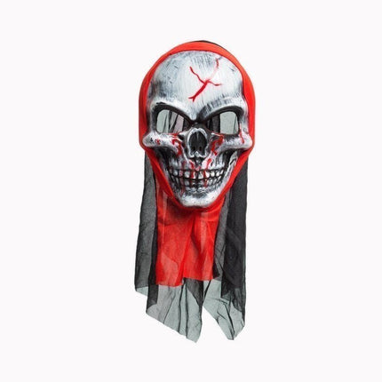 Bloederige Schedel Masker van Partychimp koop je bij Partywinkel