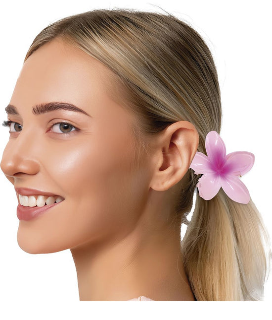 Bloem Haarclip Roze van Fiestas Guirca koop je bij Partywinkel
