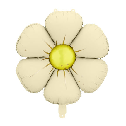 Bloem Helium Ballon Beige Leeg 65cm 4st van Partydeco koop je bij Partywinkel