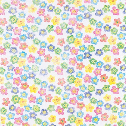 Bloemen Tafelloper Gekleurd 5m van CHAKS koop je bij Partywinkel