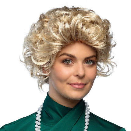 Blonde Pruik Kort van Boland koop je bij Partywinkel