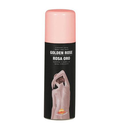 Bodypaint Spray Roze Goud 100ml van Fiestas Guirca koop je bij Partywinkel