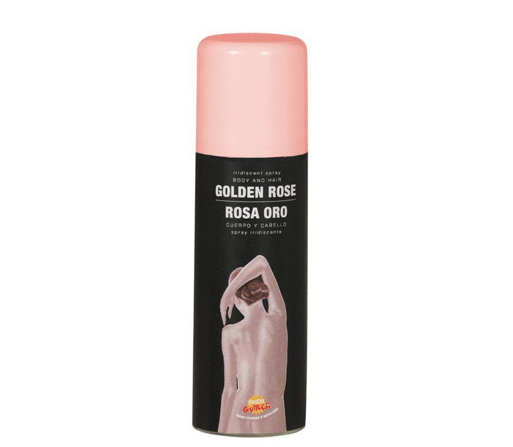 Bodypaint Spray Roze Goud 100ml van Fiestas Guirca koop je bij Partywinkel