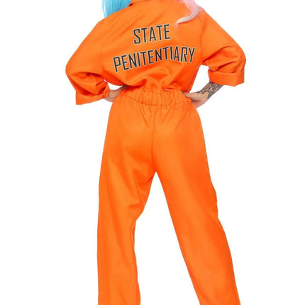 Boef Jumpsuit Oranje Dames Leg Avenue van Leg Avenue koop je bij Partywinkel