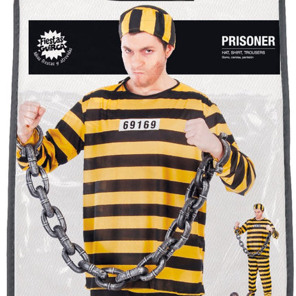 Boevenpak Geel Zwart Heren van Fiestas Guirca koop je bij Partywinkel