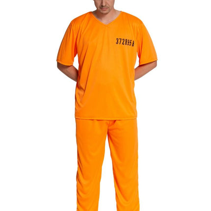Boevenpak Oranje 2 delig van Partychimp koop je bij Partywinkel