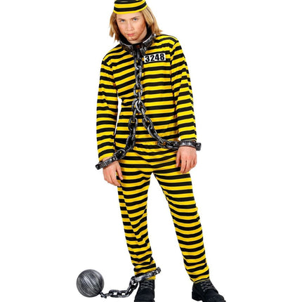 Boevenpak Zwart Geel Kind van Widmann koop je bij Partywinkel