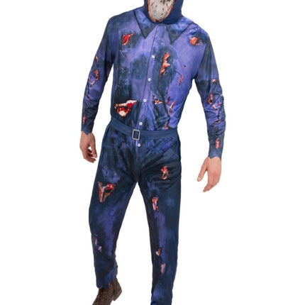 Boiler Suit Kostuum – Jason Voorhees van Smiffys koop je bij Partywinkel